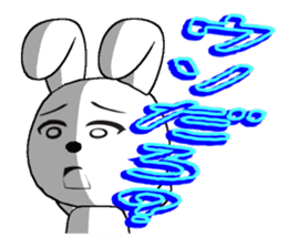 31th edition white rabbit expressive sticker #5540692