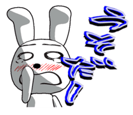 31th edition white rabbit expressive sticker #5540693