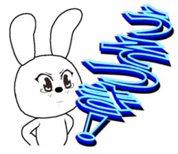 31th edition white rabbit expressive sticker #5540696