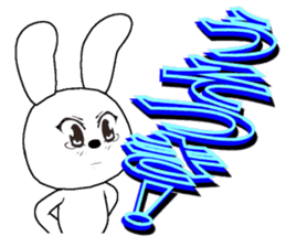 31th edition white rabbit expressive sticker #5540696