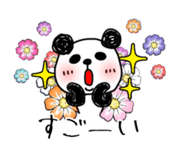 Soothing pretty panda PANDAPAN. sticker #5540835