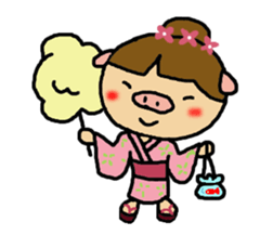 Expression story of nenemi and sabuo sticker #5540921