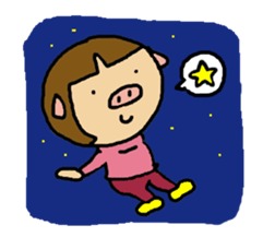 Expression story of nenemi and sabuo sticker #5540923