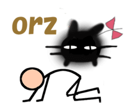 KIA'S lucky tortoise-shell cat/boy sticker #5541477