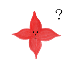 Happy & Thank you flower sticker #5541550