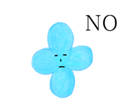 Happy & Thank you flower sticker #5541562