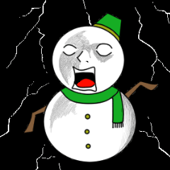 Funny snowman 01