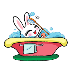 Pinko, the funny and cute bunny