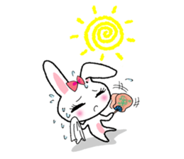 Pinko, the funny and cute bunny sticker #5542946