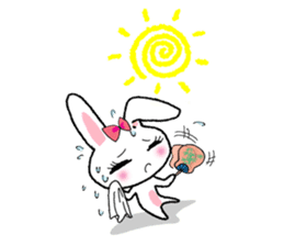 Pinko, the funny and cute bunny sticker #5542946