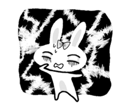 Pinko, the funny and cute bunny sticker #5542949