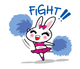 Pinko, the funny and cute bunny sticker #5542957