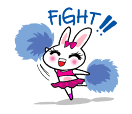 Pinko, the funny and cute bunny sticker #5542957