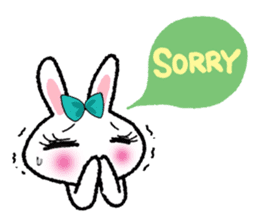 Pinko, the funny and cute bunny sticker #5542958