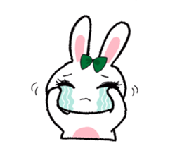 Pinko, the funny and cute bunny sticker #5542966