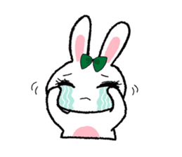 Pinko, the funny and cute bunny sticker #5542966
