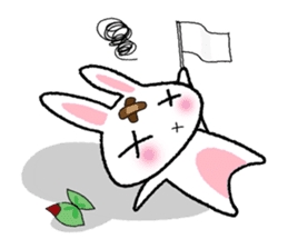 Pinko, the funny and cute bunny sticker #5542967