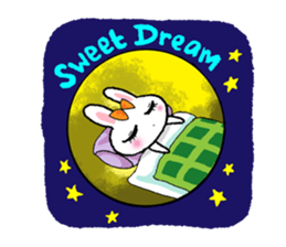 Pinko, the funny and cute bunny sticker #5542968