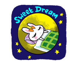 Pinko, the funny and cute bunny sticker #5542968