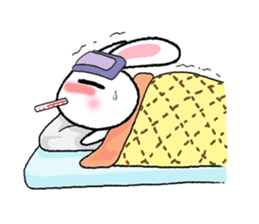 Pinko, the funny and cute bunny sticker #5542971