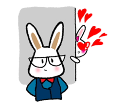 Pinko, the funny and cute bunny sticker #5542974