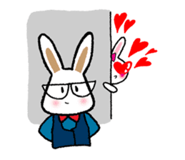 Pinko, the funny and cute bunny sticker #5542974