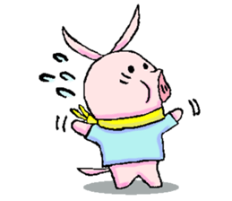 little piggy sticker #5543119