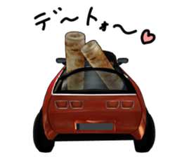 No.2 a tube shaped fish paste cake. sticker #5544206