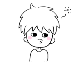 fancy free boy sticker #5544600