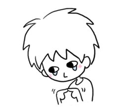 fancy free boy sticker #5544605