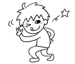 fancy free boy sticker #5544619