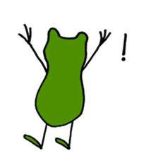 Alien from frog sticker #5544904