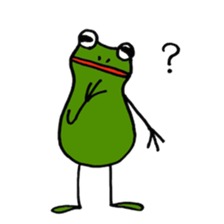 Alien from frog sticker #5544905