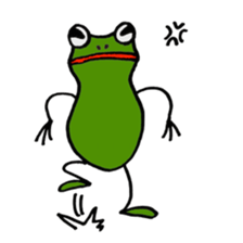 Alien from frog sticker #5544906