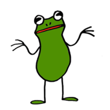 Alien from frog sticker #5544908