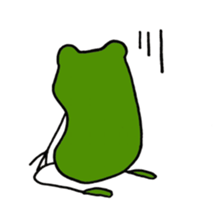 Alien from frog sticker #5544909