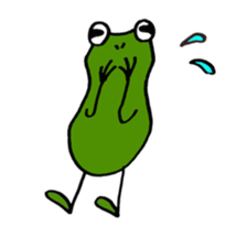 Alien from frog sticker #5544911