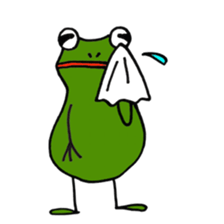 Alien from frog sticker #5544912