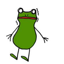 Alien from frog sticker #5544914