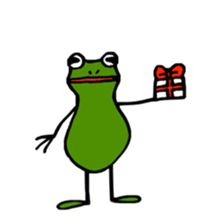 Alien from frog sticker #5544916