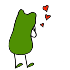 Alien from frog sticker #5544918