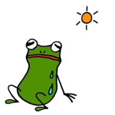 Alien from frog sticker #5544920