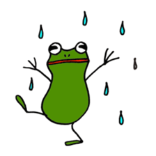 Alien from frog sticker #5544921