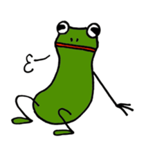 Alien from frog sticker #5544923