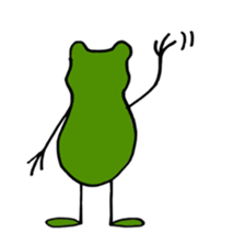 Alien from frog sticker #5544924