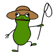 Alien from frog sticker #5544928