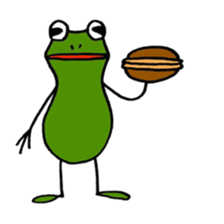 Alien from frog sticker #5544933