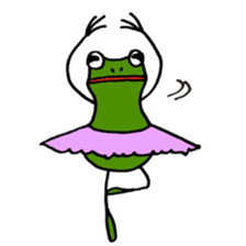 Alien from frog sticker #5544935