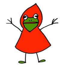 Alien from frog sticker #5544936