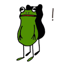 Alien from frog sticker #5544938